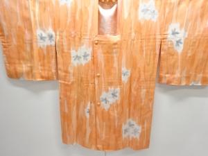 未使用品　花模様ロング道行コート